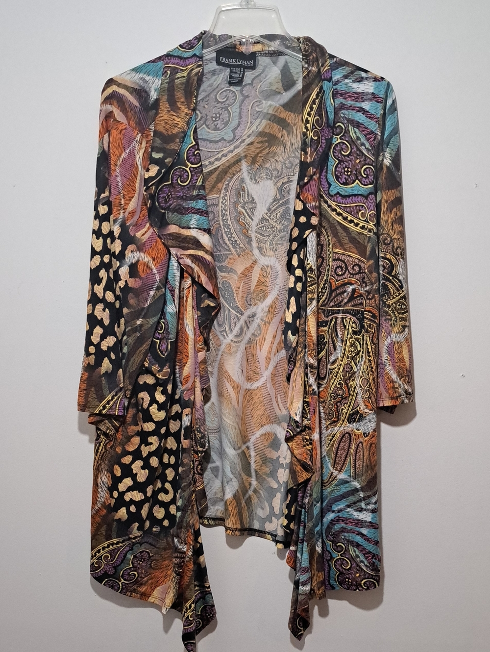Frank Lyman Design Multicolor Paisley and Animal Print Whimisgoth Witchy Fall